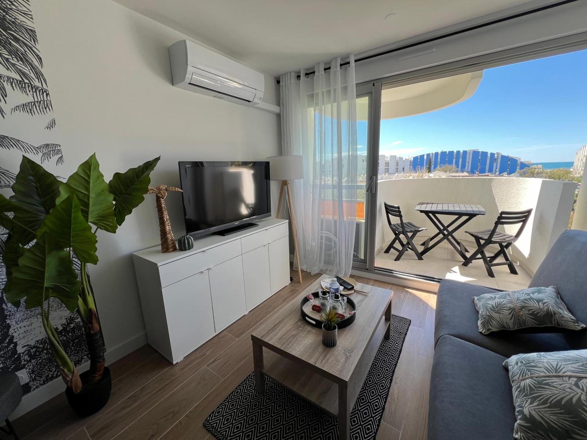 Superbe Studio Cabine Vue Mer 3 Etoiles * La Grande-Motte Kültér fotó